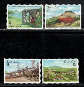 ST. LUCIA SC# 1117-20 FVF/MNH