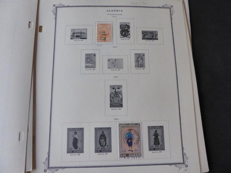 Algeria 1924-1971 Stamp Collection on Scott Specialty Album Pages