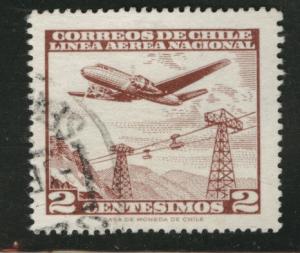 Chile Scott C228 used Airmail stamp 1961