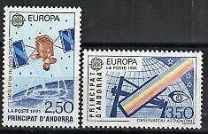 Andorra, French Stamp 403-404  - 91 Europa, satellites