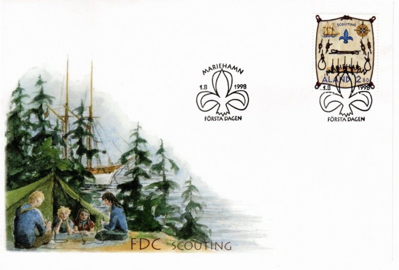 Aland 1998 Sc 148 Commemorative FDC-1