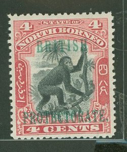 North Borneo #108 Unused Single