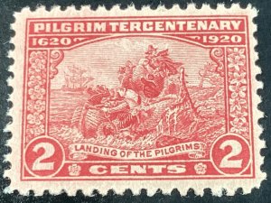 United States #549 Mint Never Hinged 1920 2c Landing of the Pilgrims