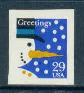 2803 29c Snowman Fine MNH BPS