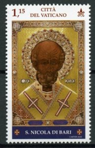 Vatican City Saints Stamps 2020 MNH Saint Nicholas San Nicola di Bari 1v Set