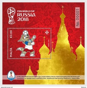 Stamps of Malta 2018 MNH** - FIFA World Cup, Russia.