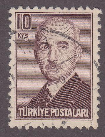 Turkey 969 President Mustafa İsmet İnönü 1948