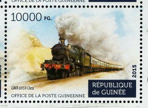 Steam Trains Stamp Locomotive Duchess of Sutherland S/S MNH #11228-11231