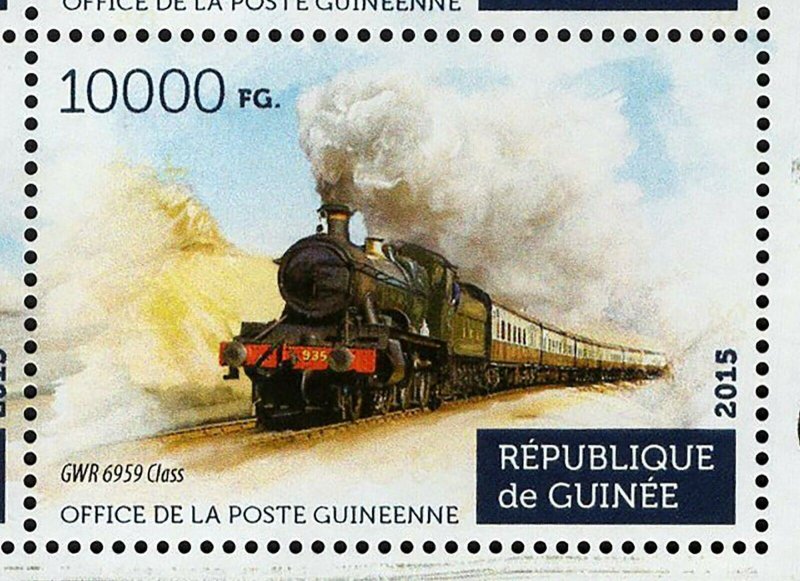 Steam Trains Stamp Locomotive Duchess of Sutherland S/S MNH #11228-11231
