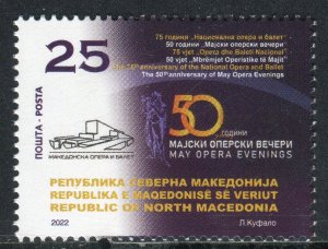 341 - NORTH MACEDONIA 2022 - The National Opera and Ballet - MNH