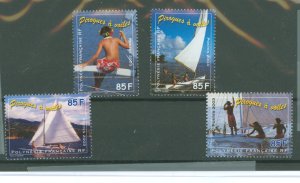 French Polynesia #850-853 Mint (NH) Single (Complete Set)