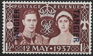 Great Britain-Tangier  # 514   KGVI Coronation  1937  (1)  VLH Unused