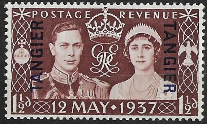 Great Britain-Tangier  # 514   KGVI Coronation  1937  (1)  VLH Unused