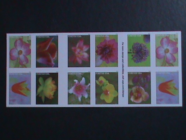 ​UNITED STATES- GARDEN BEAUTY-LOVELY FLOWERS-FOREVER MNH BOOKLET VERY FINE