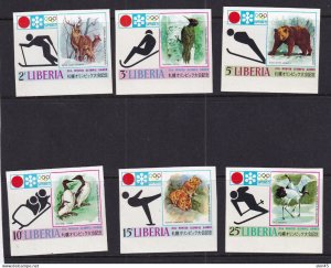 Liberia 1972 Olympic Games Sapporo Imperf MNH 16001