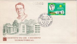 Colombia # C530, Eduardo Santos, First Day Cover