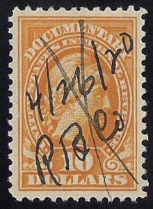 R245 10 Dollars 1917-33 Series Stamp used EGRADED XF 89 XXF