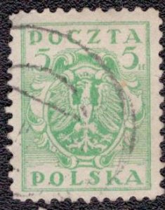 Poland 122 1919 Used