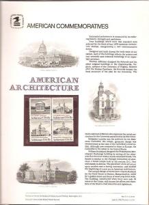 United States 1979 Buildings  Commemorative Panel SC cp111