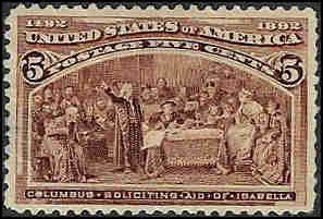 234 Mint,OG,HR... SCV $55.00... VF/XF centering