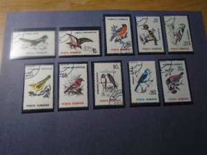 Romania  #  3812-21  used   Birds