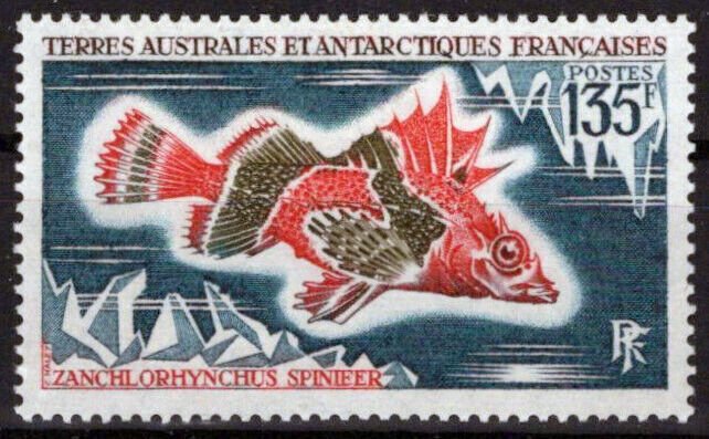 FSAT TAAF 44 MNH Antarctic Fish Marine Life Polar ZAYIX 0324S0103