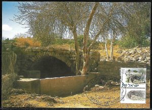 Israel 2001 Maximum Card Ilaniyya Segera Historic Sites In Israel 