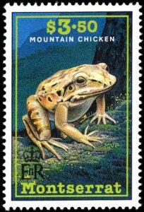 Montserrat #780-782, Complete Set(3), 1991, Frogs, Never Hinged