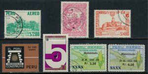 Peru #C209-12,6,32-3*/u  CV $3.15