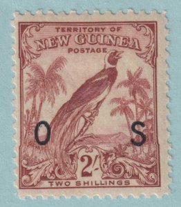NEW GUINEA O34 OFFICIAL  MINT LIGHTLY HINGED OG * NO FAULTS VERY FINE! - PNB