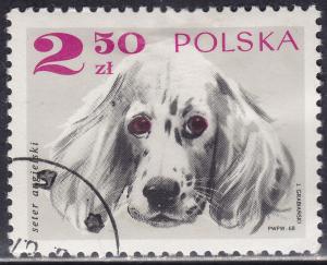 Poland 1640 English Setter 2.50zł 1969