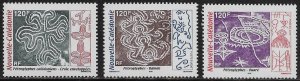 New Caledonia Scott #'s 977 - 979 MNH