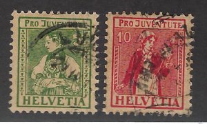 Switzerland SC B8 & B9 Used F-VF SCV$28.00...Grab a Value!