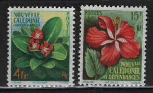 NEW CALEDONIA   304-305  MINT HINGED  SET