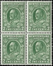 NEWFOUNDLAND   #186 MNH BLOCK OF 4 (1)