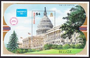 Belize Ameripex 86 Philatelic Exhibition MS SG#MS935 SC#822