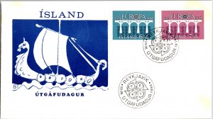Iceland, Worldwide First Day Cover, Europa