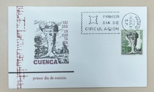 PN) 1967 SPAIN, INTERNATIONAL YEAR OF TOURISM, THE ENCHANTED CITY, CUENCA,