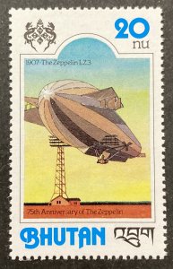 Bhutan 1978  #245, Zeppelin, MNH.