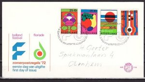 Netherlands, Scott cat. B476-B480. Holland Festival issue. First Day Cover. ^