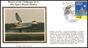 US Space Shuttle Challenger 41-G 1984 Colorano Space Cover