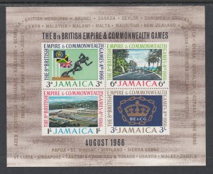 Jamaica 257a Souvenir Sheet MNH VF