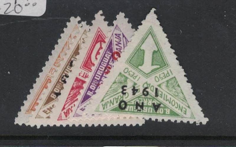 Uruguay Triangle SC Q57-63 MNH (3dty)