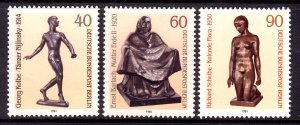 Germany - Berlin 1981 20th Century Sculptures Complete MNH Set SC 9N468-9N470