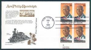 #2402 A Philip Randolph INSC Block - Black History - Aris...