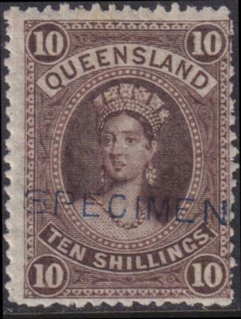 Australia - Queensland 1882-1885 SC 77 MLH Specimen