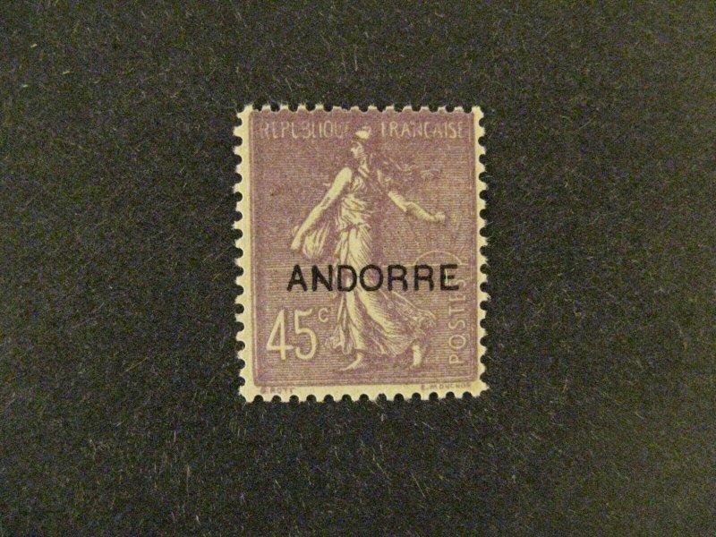 Andorra #11 mint hinged  a22.8 5569