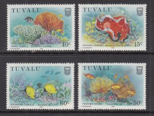 Tuvalu 465-468 Fish MNH VF