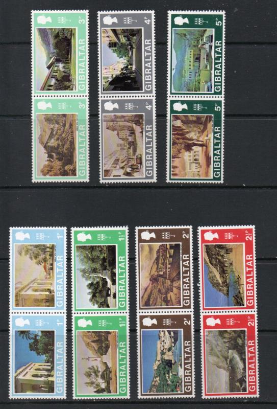 Gibraltar 244b-256a MNH