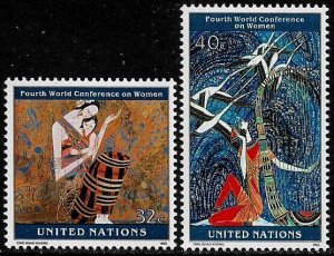 United Nations #666-7 MNH Set - Conference on Women